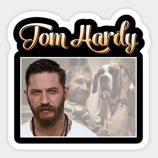 Tom Hardy A Journey Through His Filmography Sticker by Nychos's style